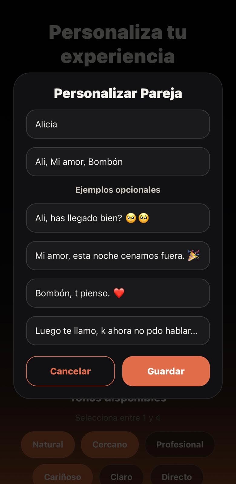 Personalización de una relación favorita en Haaro